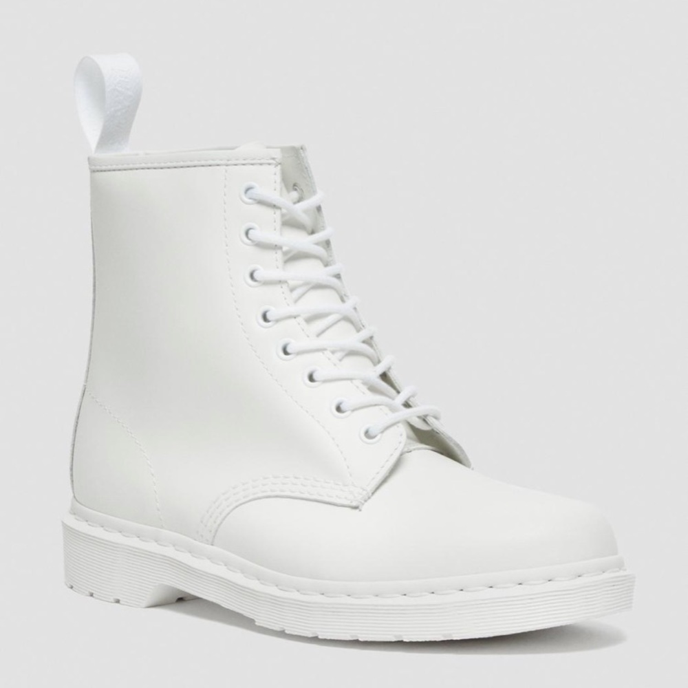 Dr. Martens all white boots
